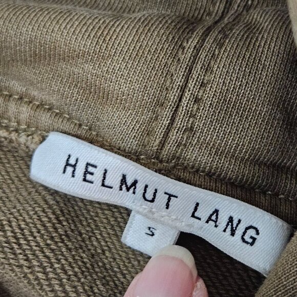 Helmut Lang Limited Edition Brown Pullover Hoodie Small Cotton - Picture 7 of 10